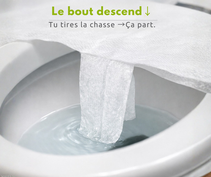 Housse de toilette jetable