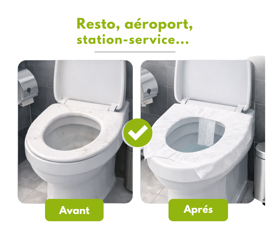 Housse de toilette jetable