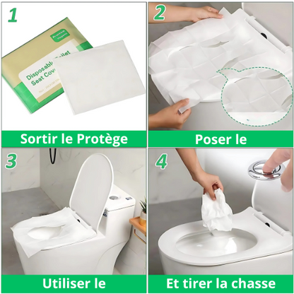 Housse toilette jetable - Hygiène Parfaite en Partout